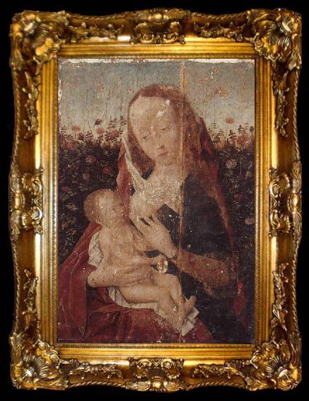 framed  unknow artist The virgin and child, ta009-2